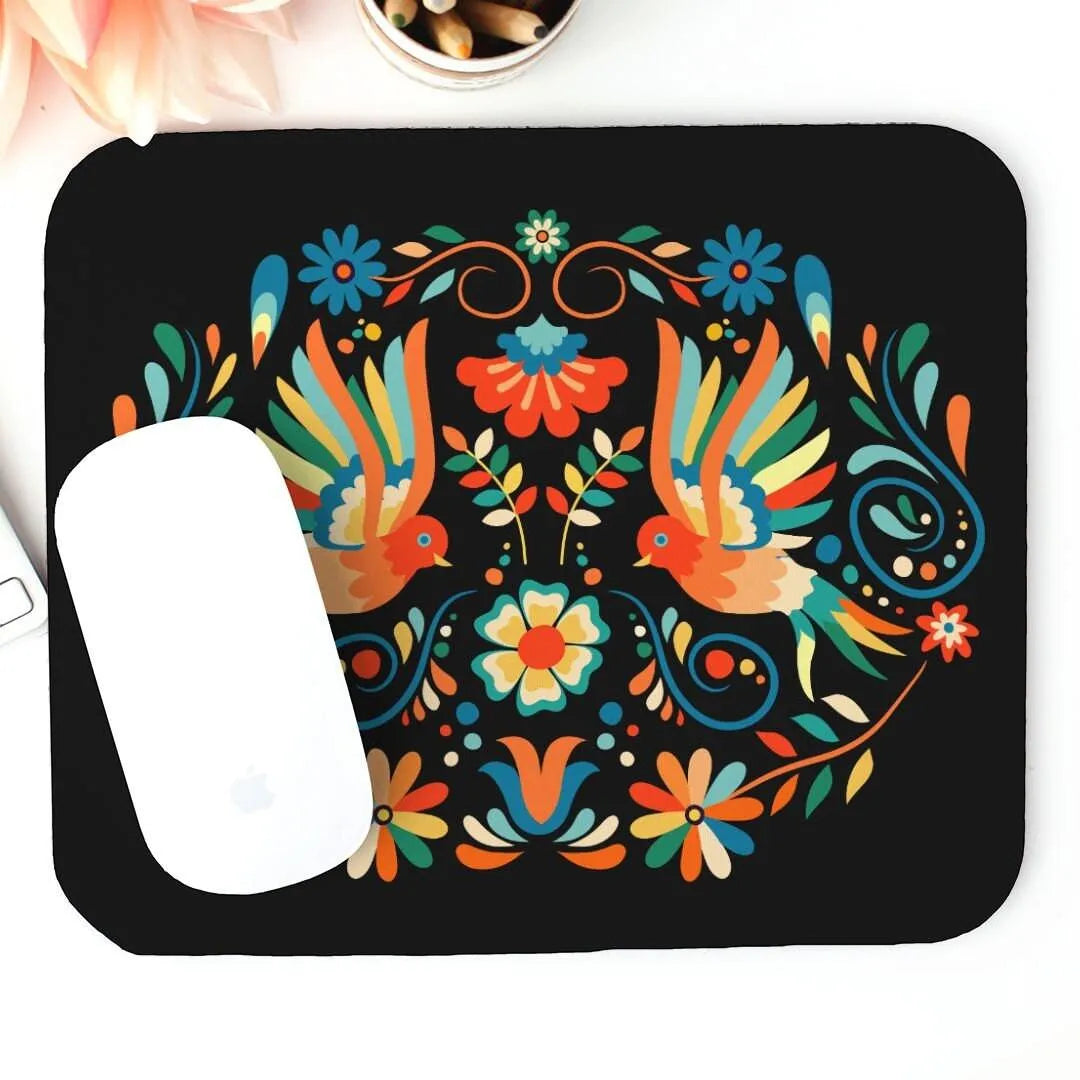 Mexican Otomi Print Mouse Pad - The Global Wanderer