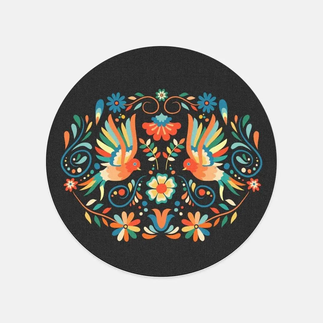Mexican Otomi Print Mouse Pad - The Global Wanderer