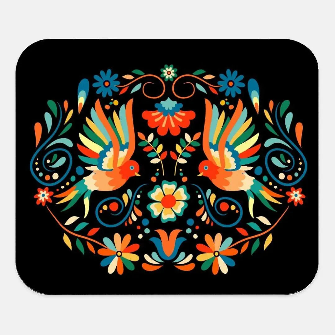 Mexican Otomi Print Mouse Pad - The Global Wanderer
