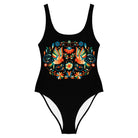 Mexican Otomi Print One-Piece Swimsuit - The Global Wanderer