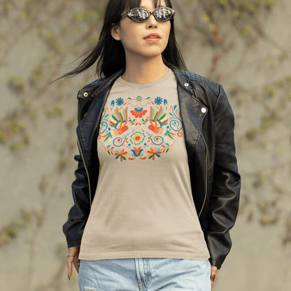 Mexican Otomi Print T-Shirt - The Global Wanderer