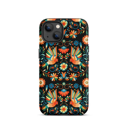 Mexican Otomi Print Tough MagSafe iPhone Case - The Global Wanderer