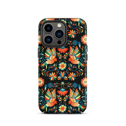 Mexican Otomi Print Tough MagSafe iPhone Case - The Global Wanderer