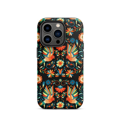 Mexican Otomi Print Tough MagSafe iPhone Case - The Global Wanderer