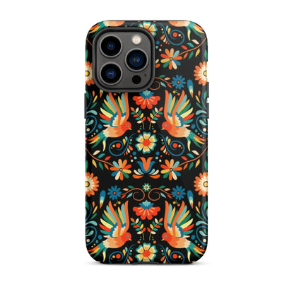 Mexican Otomi Print Tough MagSafe iPhone Case - The Global Wanderer