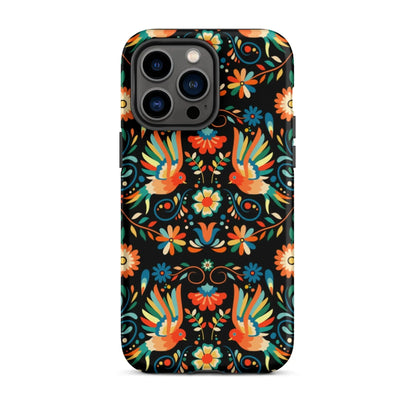 Mexican Otomi Print Tough MagSafe iPhone Case - The Global Wanderer