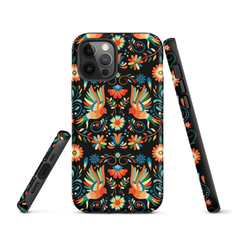 Mexican Otomi Print Tough MagSafe iPhone Case - The Global Wanderer