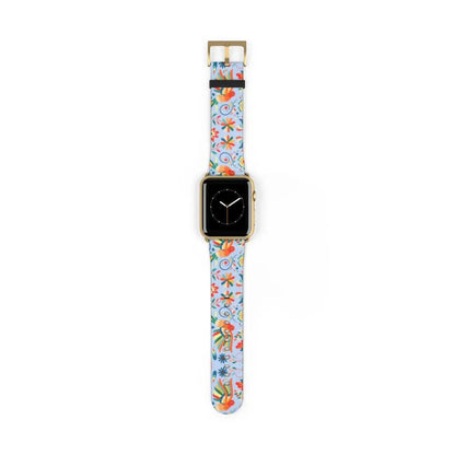 Mexican Otomi Print Watch Band - The Global Wanderer