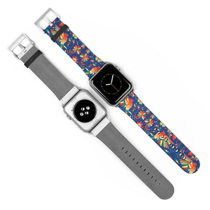 Mexican Otomi Print Watch Band - The Global Wanderer