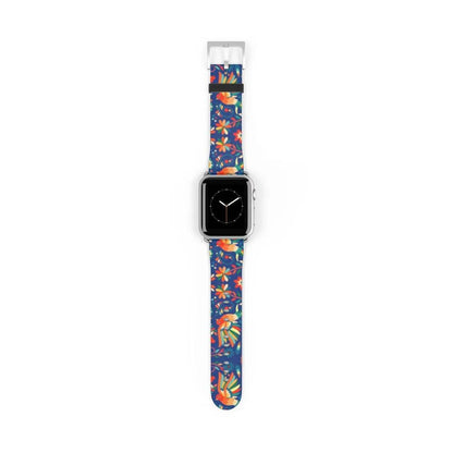 Mexican Otomi Print Watch Band - The Global Wanderer