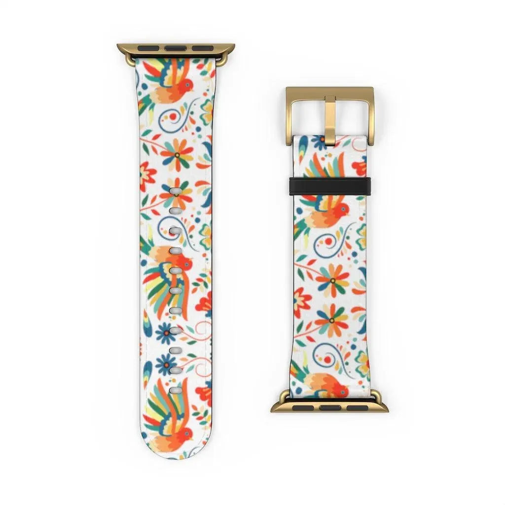 Mexican Otomi Watch Band - The Global Wanderer