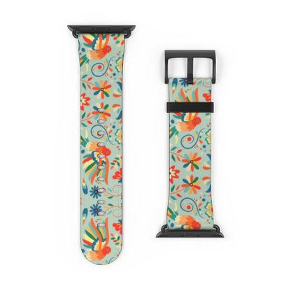 Mexican Otomi Watch Band - The Global Wanderer