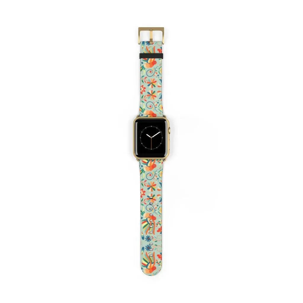 Mexican Otomi Watch Band - The Global Wanderer