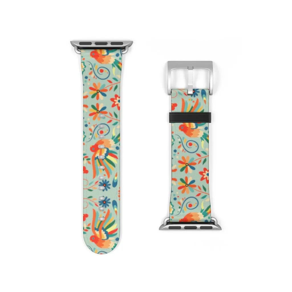 Mexican Otomi Watch Band - The Global Wanderer