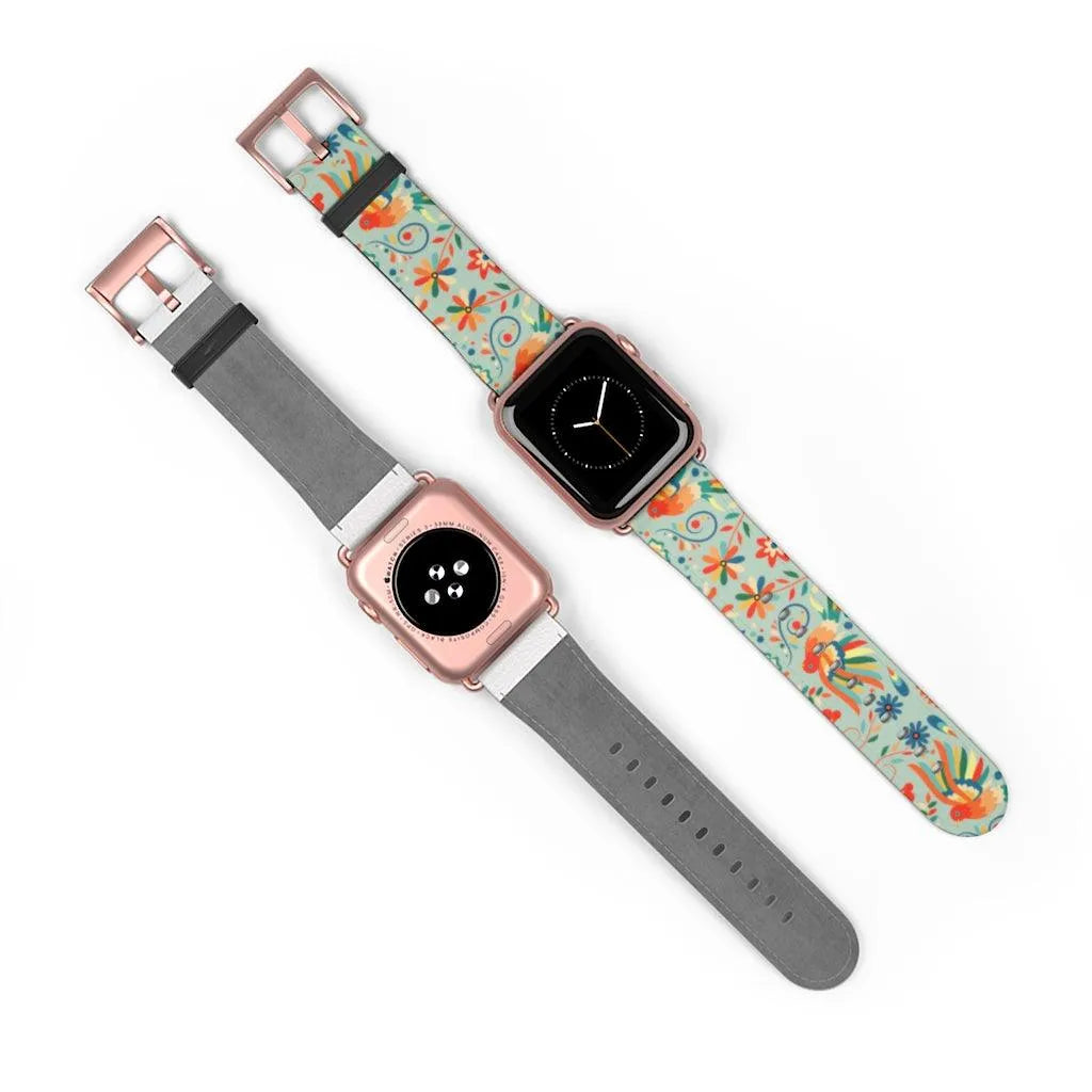 Mexican Otomi Watch Band - The Global Wanderer