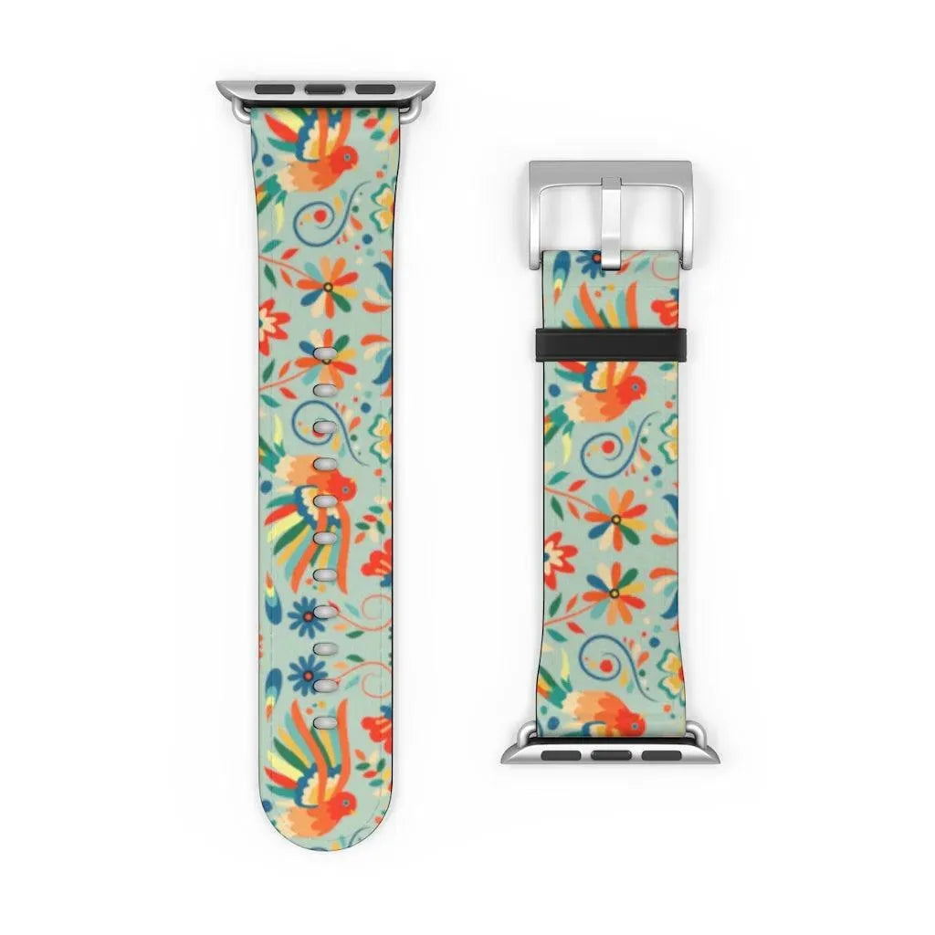 Mexican Otomi Watch Band - The Global Wanderer