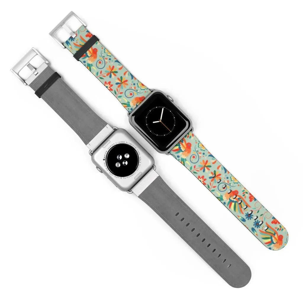 Mexican Otomi Watch Band - The Global Wanderer