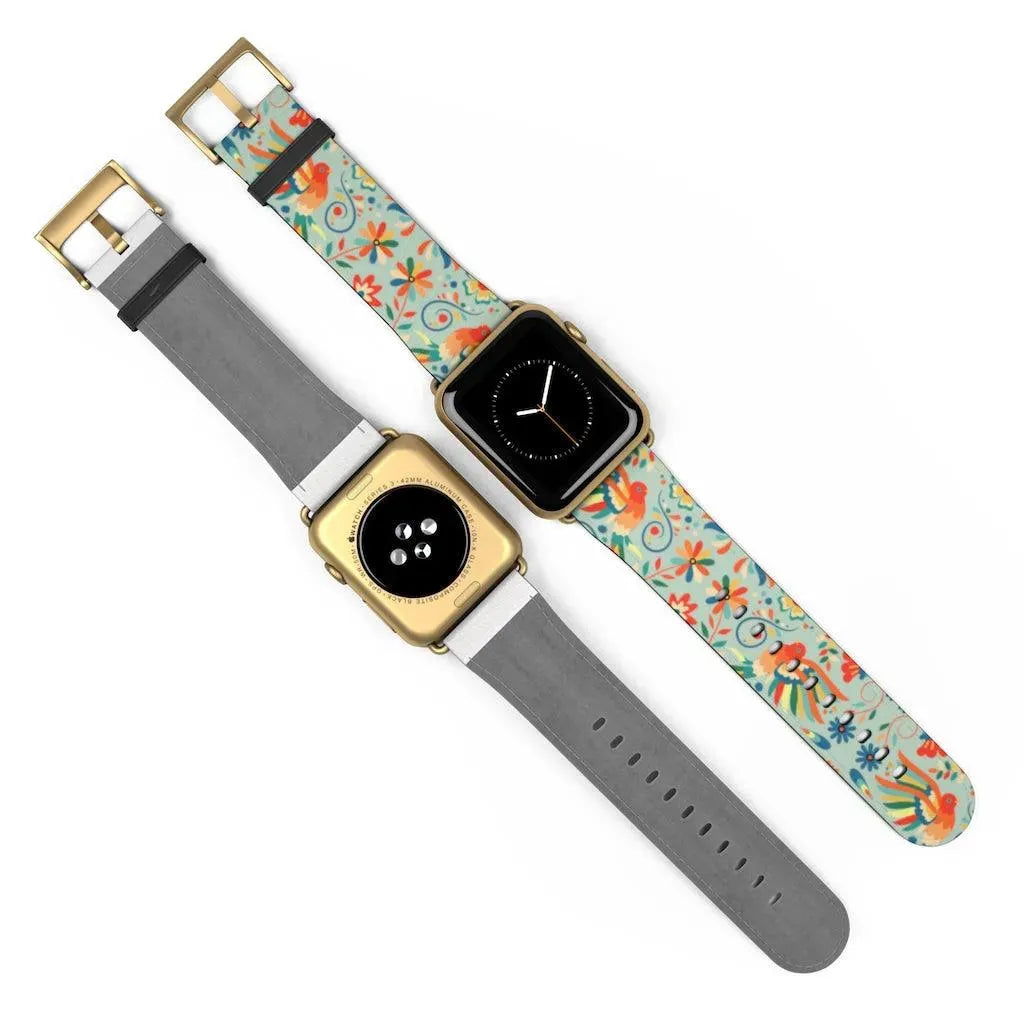 Mexican Otomi Watch Band - The Global Wanderer