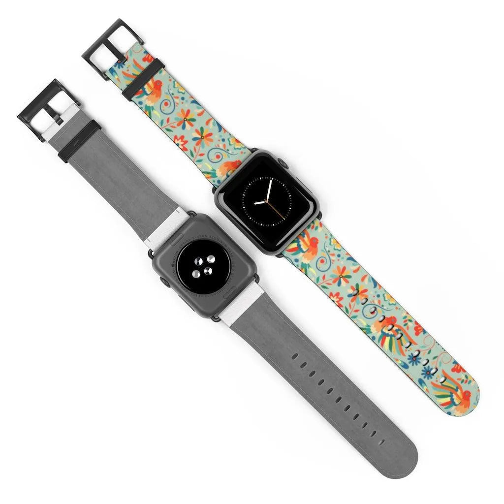 Mexican Otomi Watch Band - The Global Wanderer