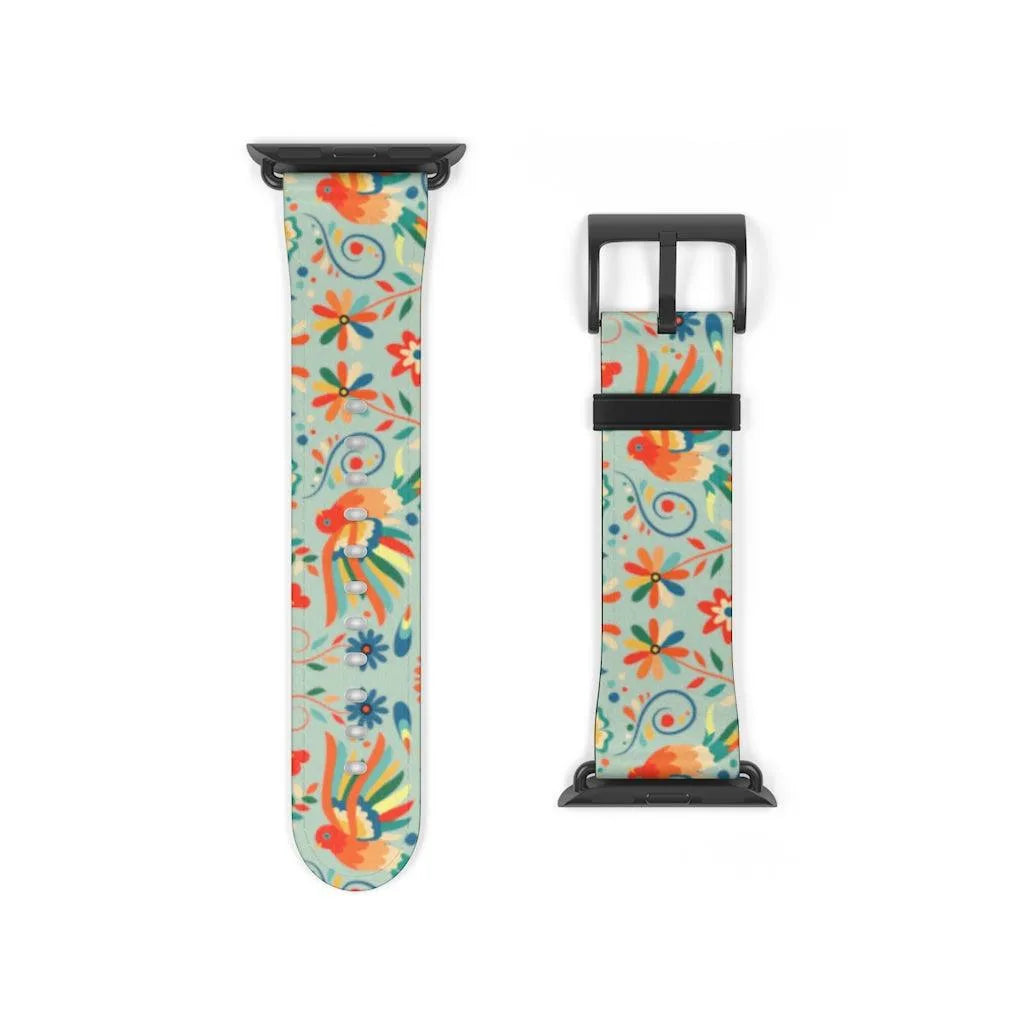 Mexican Otomi Watch Band - The Global Wanderer