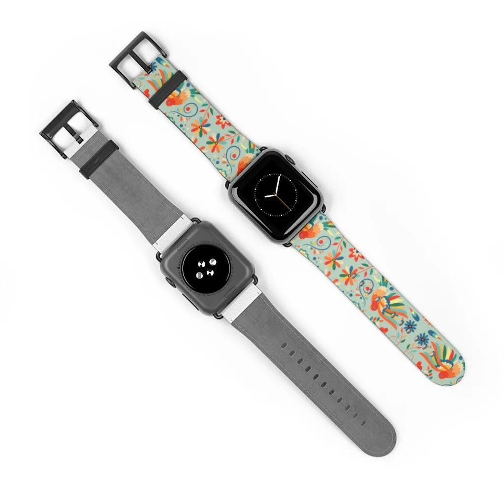 Mexican Otomi Watch Band - The Global Wanderer