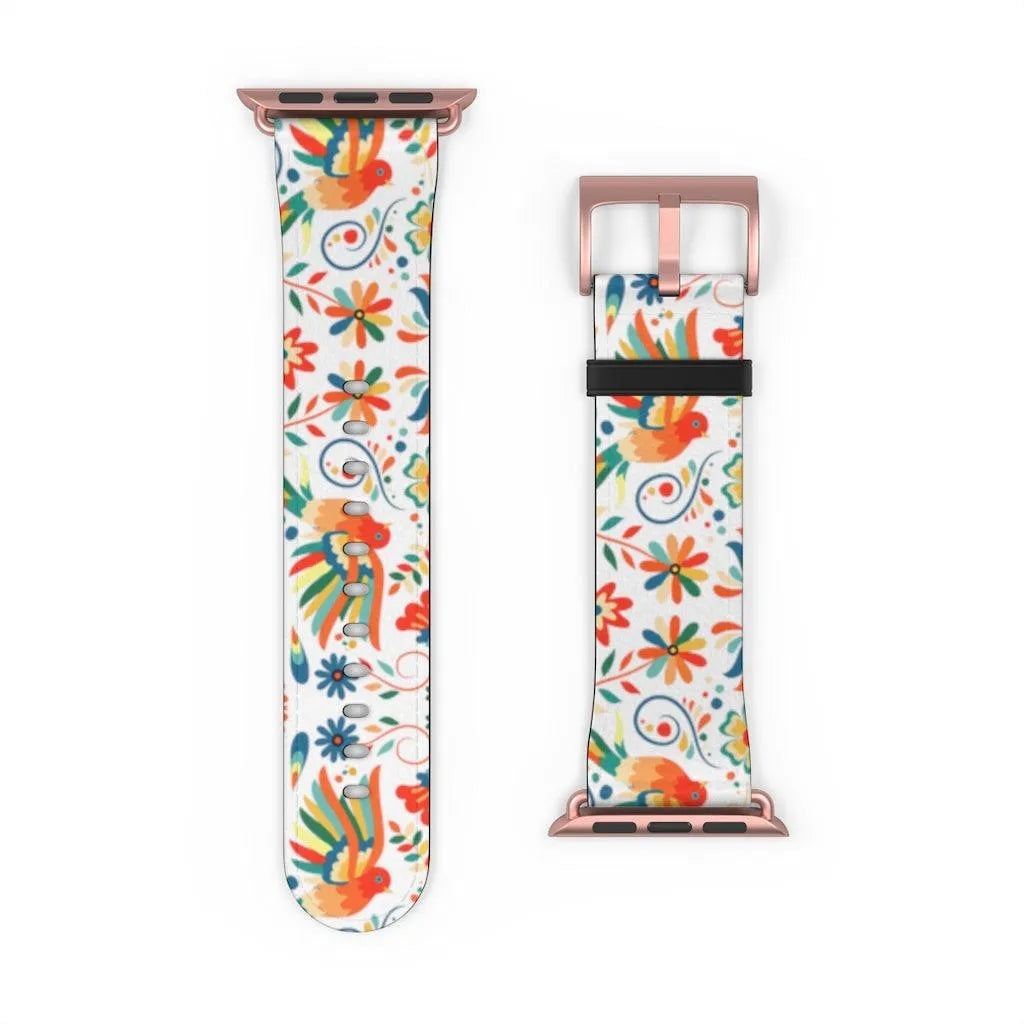 Mexican Otomi Watch Band - The Global Wanderer