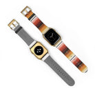 Mexican Red-Orange Serape Watch Band - The Global Wanderer