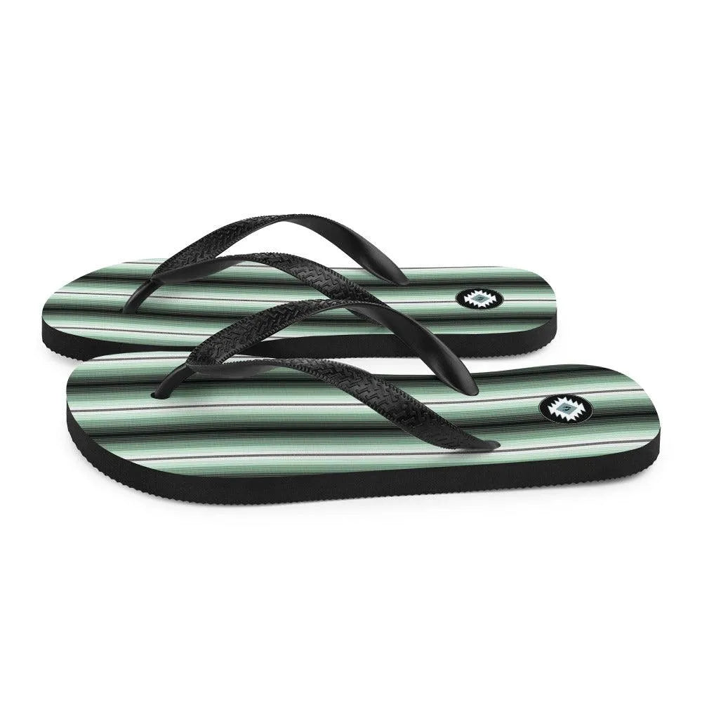 Mexican Serape Flip-Flops - The Global Wanderer