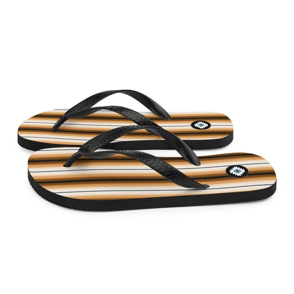 Mexican Serape Flip Flops - The Global Wanderer