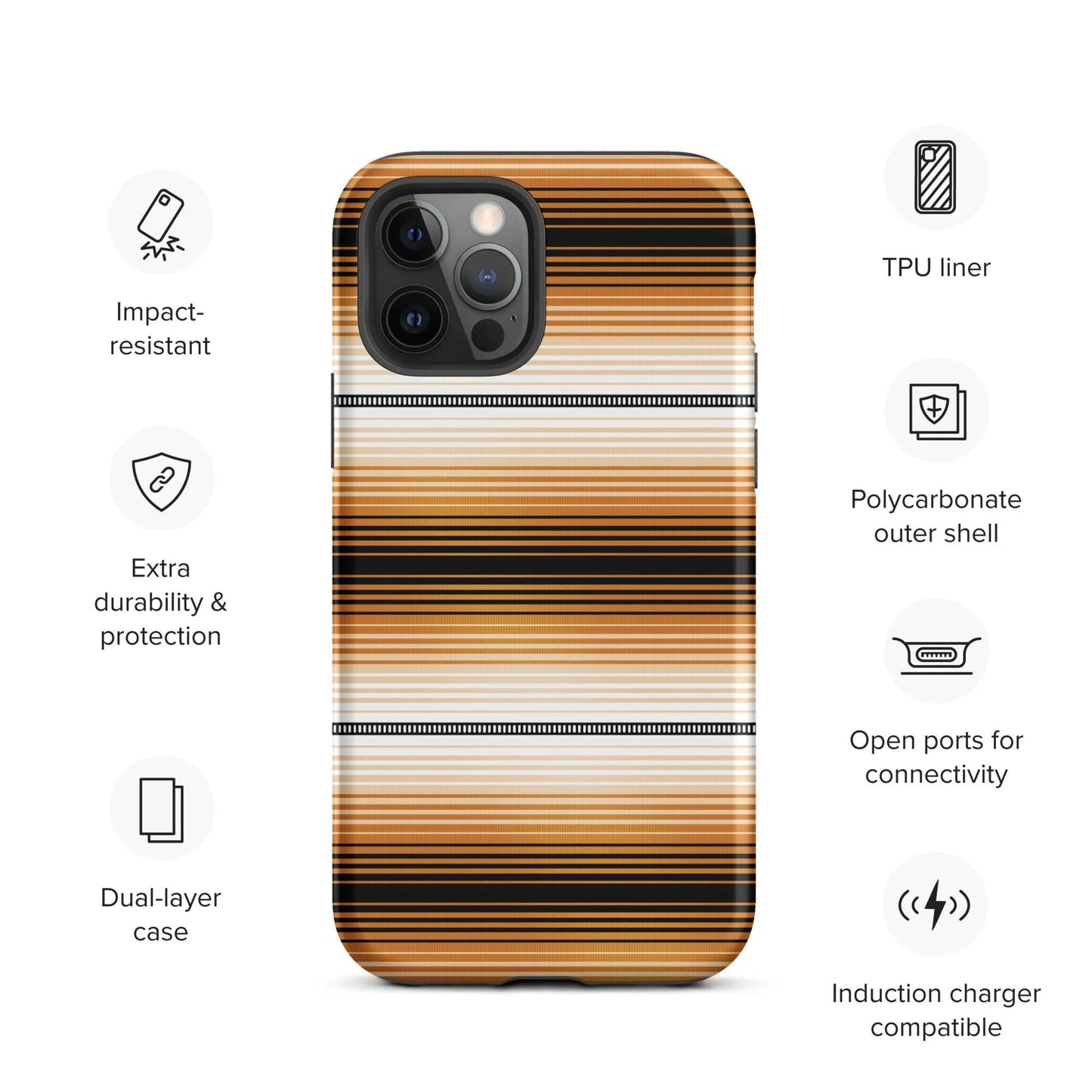 Mexican Serape Tough iPhone case - The Global Wanderer