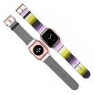 Mexican Yellow-Purple Serape Watch Band - The Global Wanderer