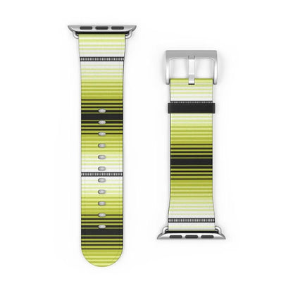 Mexican Yellow Serape Watch Band - The Global Wanderer