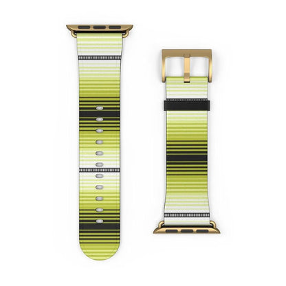 Mexican Yellow Serape Watch Band - The Global Wanderer