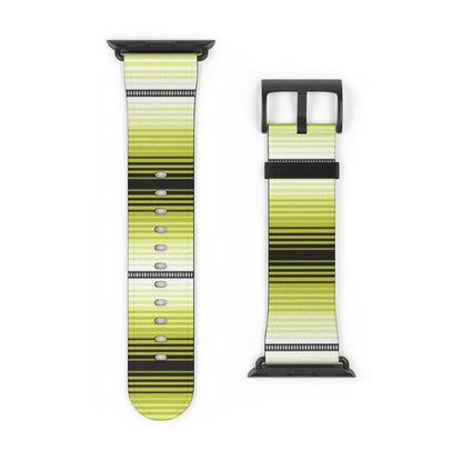 Mexican Yellow Serape Watch Band - The Global Wanderer