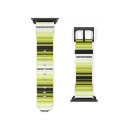 Mexican Yellow Serape Watch Band - The Global Wanderer