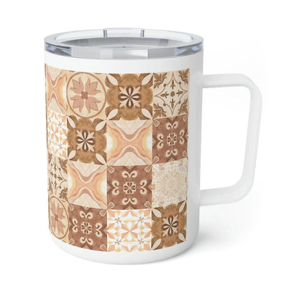 Moroccan Desert Tile Insulated Mug - The Global Wanderer