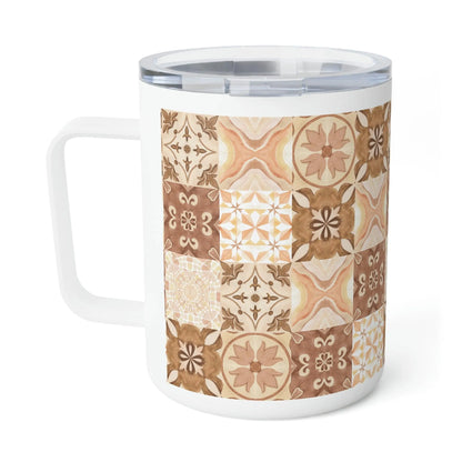 Moroccan Desert Tile Insulated Mug - The Global Wanderer