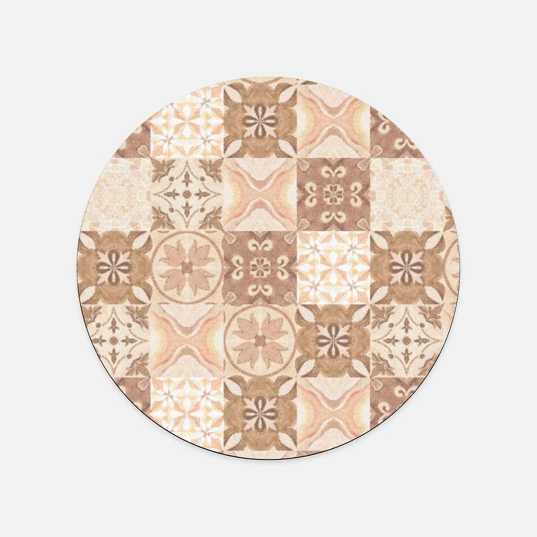 Moroccan Desert Tile Mouse Pad - The Global Wanderer