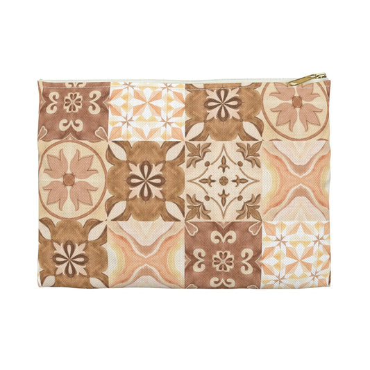 Moroccan Desert Tile Pouch - The Global Wanderer