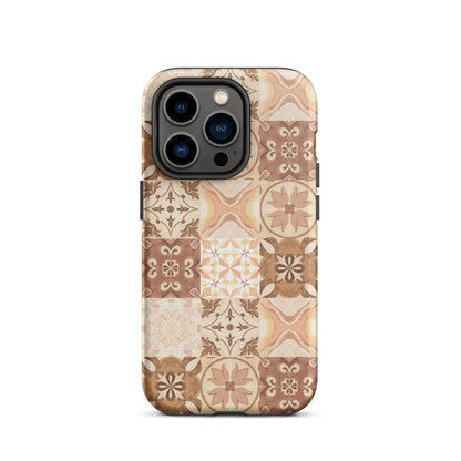 Moroccan Desert Tile Tough MagSafe iPhone® Case - The Global Wanderer