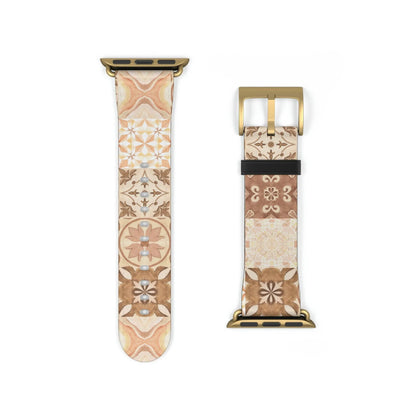 Moroccan Desert Tile Watch Band - The Global Wanderer