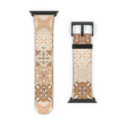 Moroccan Desert Tile Watch Band - The Global Wanderer