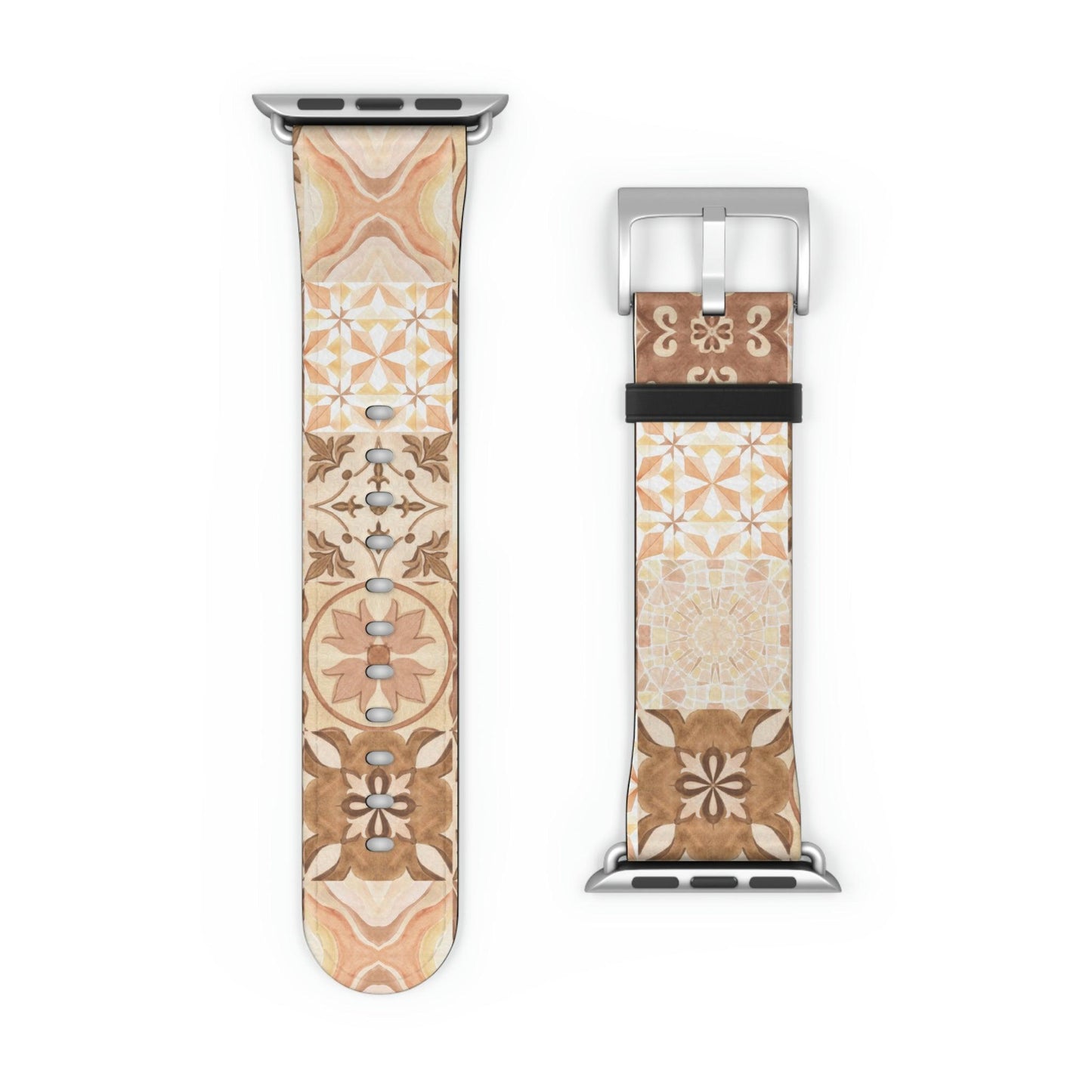 Moroccan Desert Tile Watch Band - The Global Wanderer