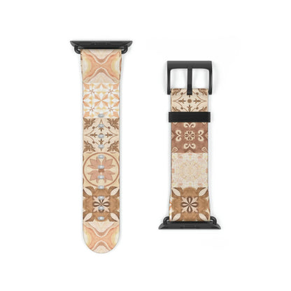 Moroccan Desert Tile Watch Band - The Global Wanderer