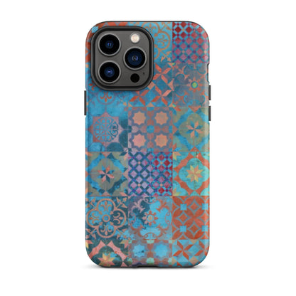 Moroccan Tile Tough iPhone Case - The Global Wanderer