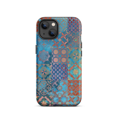 Moroccan Tile Tough iPhone Case - The Global Wanderer