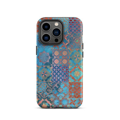 Moroccan Tile Tough iPhone Case - The Global Wanderer