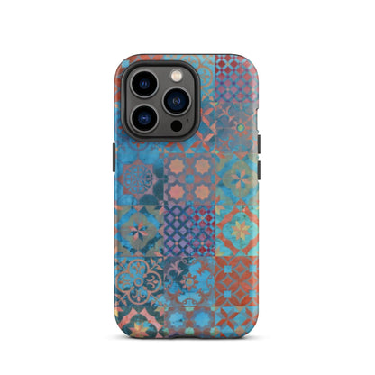 Moroccan Tile Tough iPhone Case - The Global Wanderer