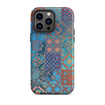 Moroccan Tile Tough iPhone Case - The Global Wanderer