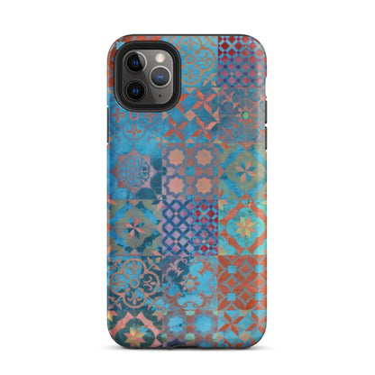 Moroccan Tile Tough iPhone Case - The Global Wanderer